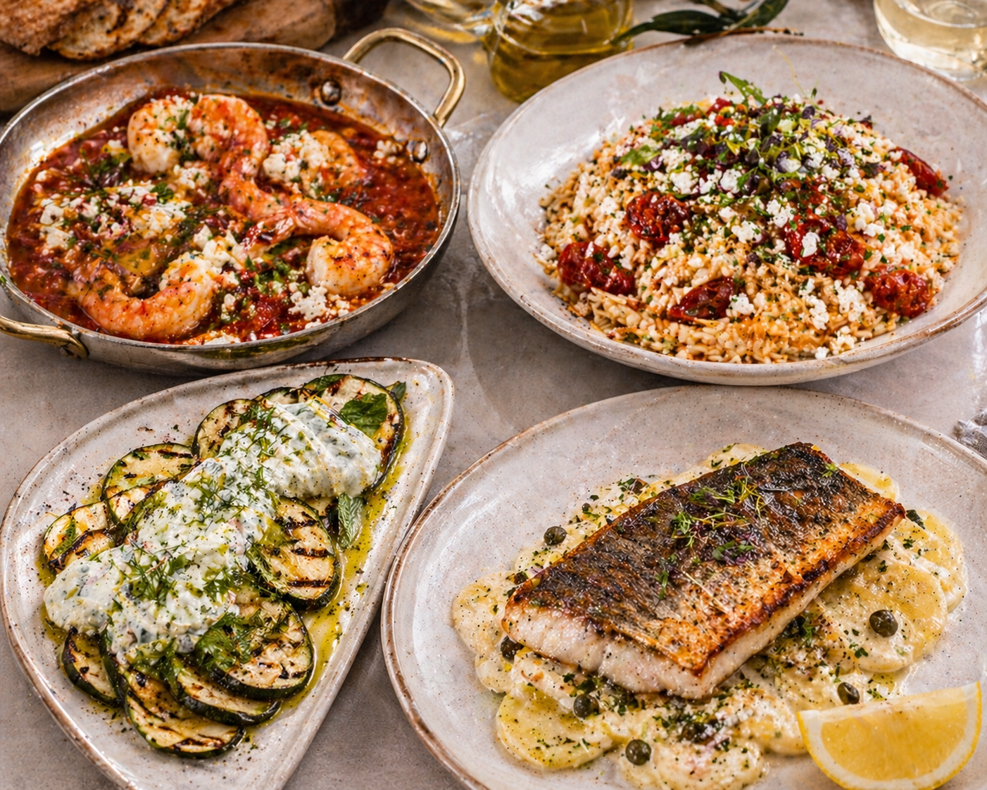 Greek Premium menu