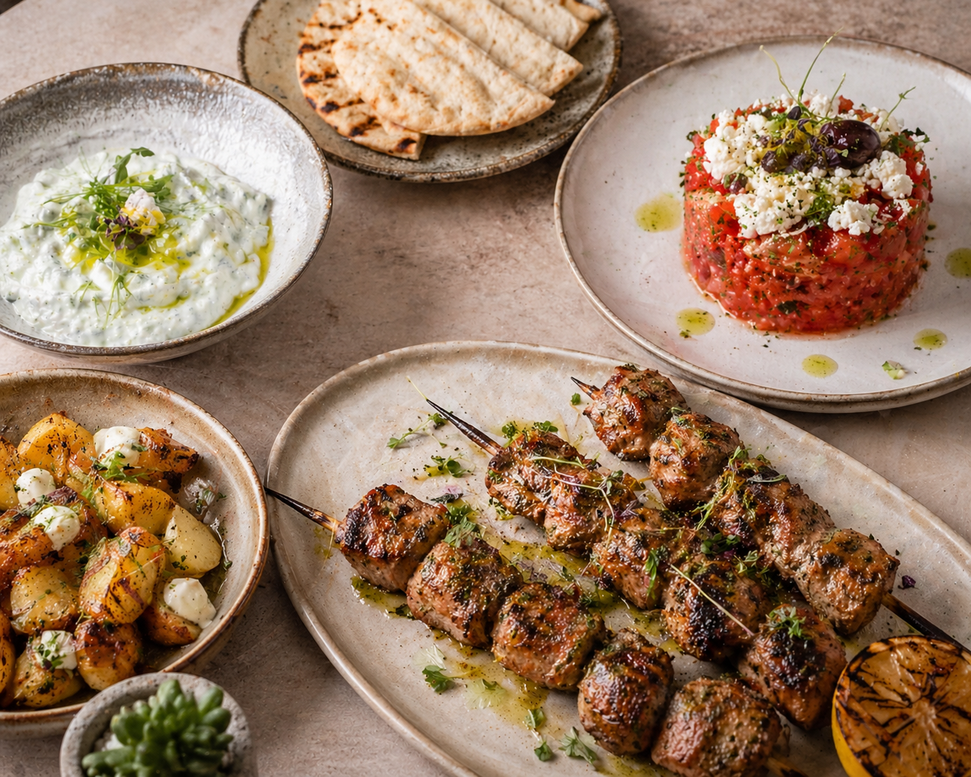 Greek Signature menu