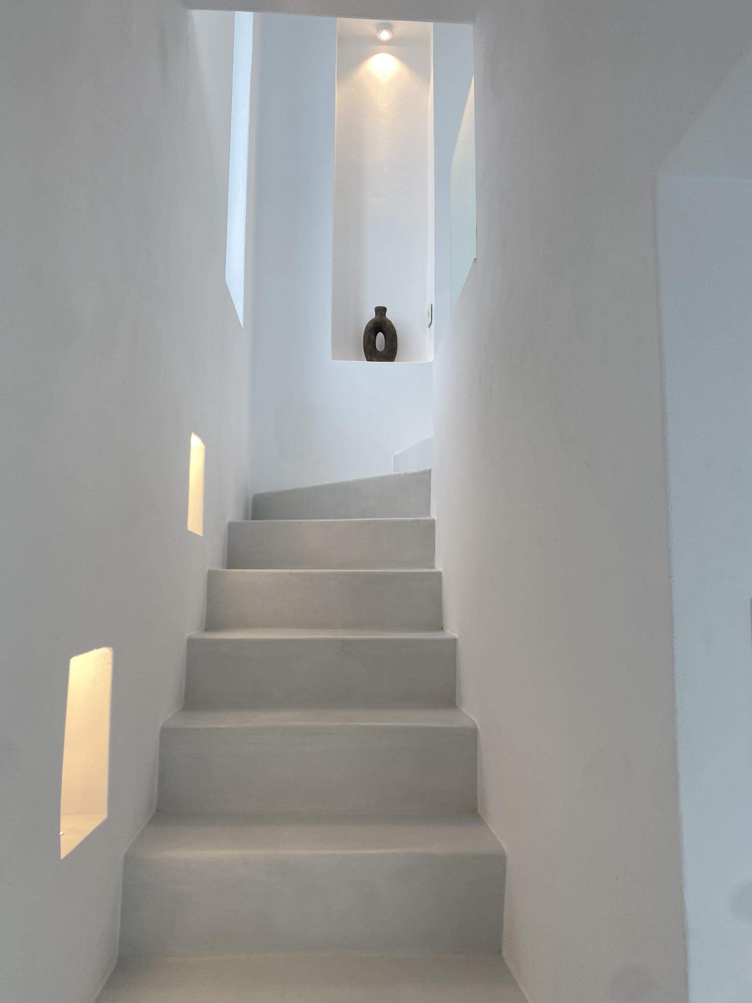 Staircase & ceramic vase