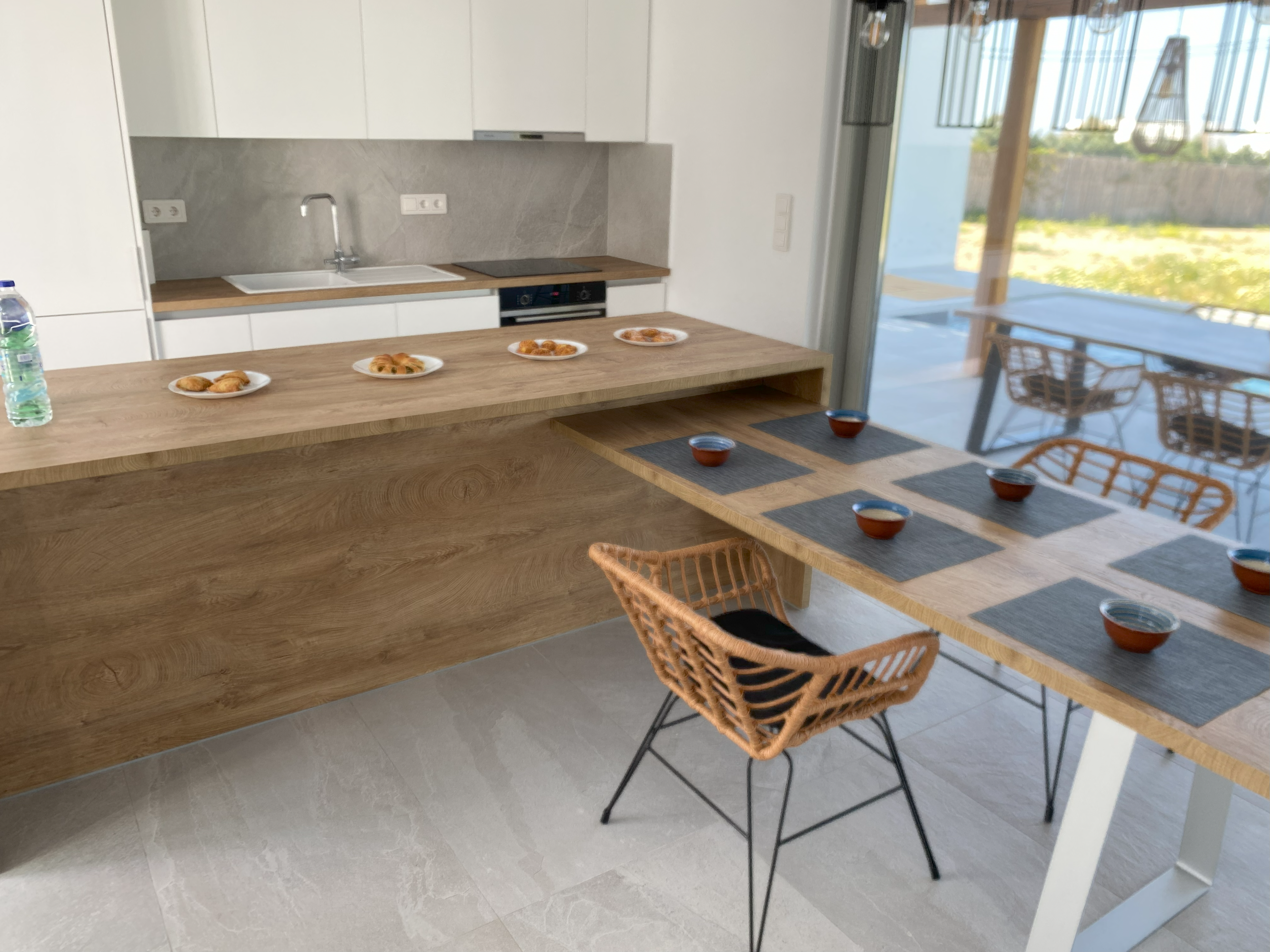 Kitchen & open living