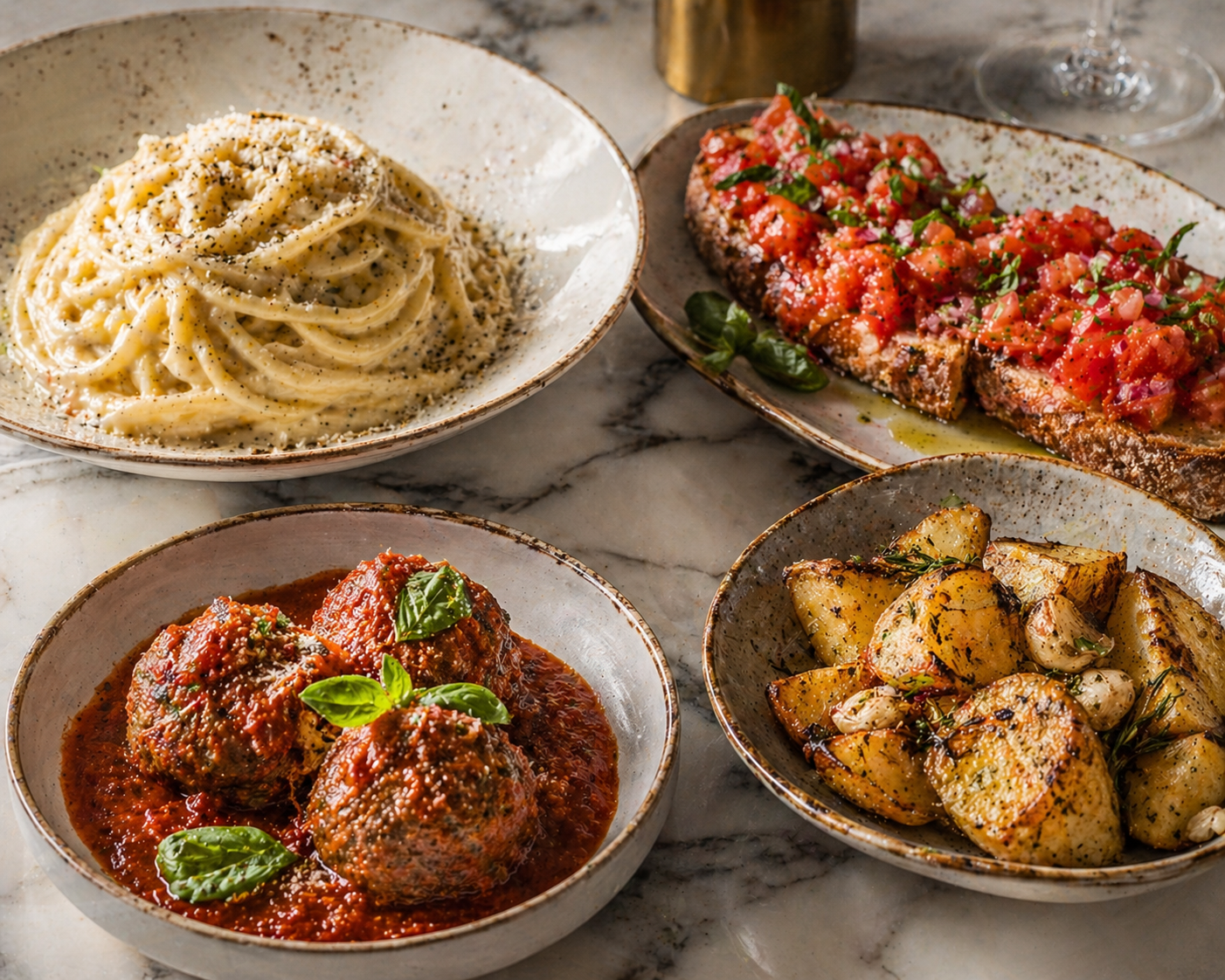 Italian Signature menu