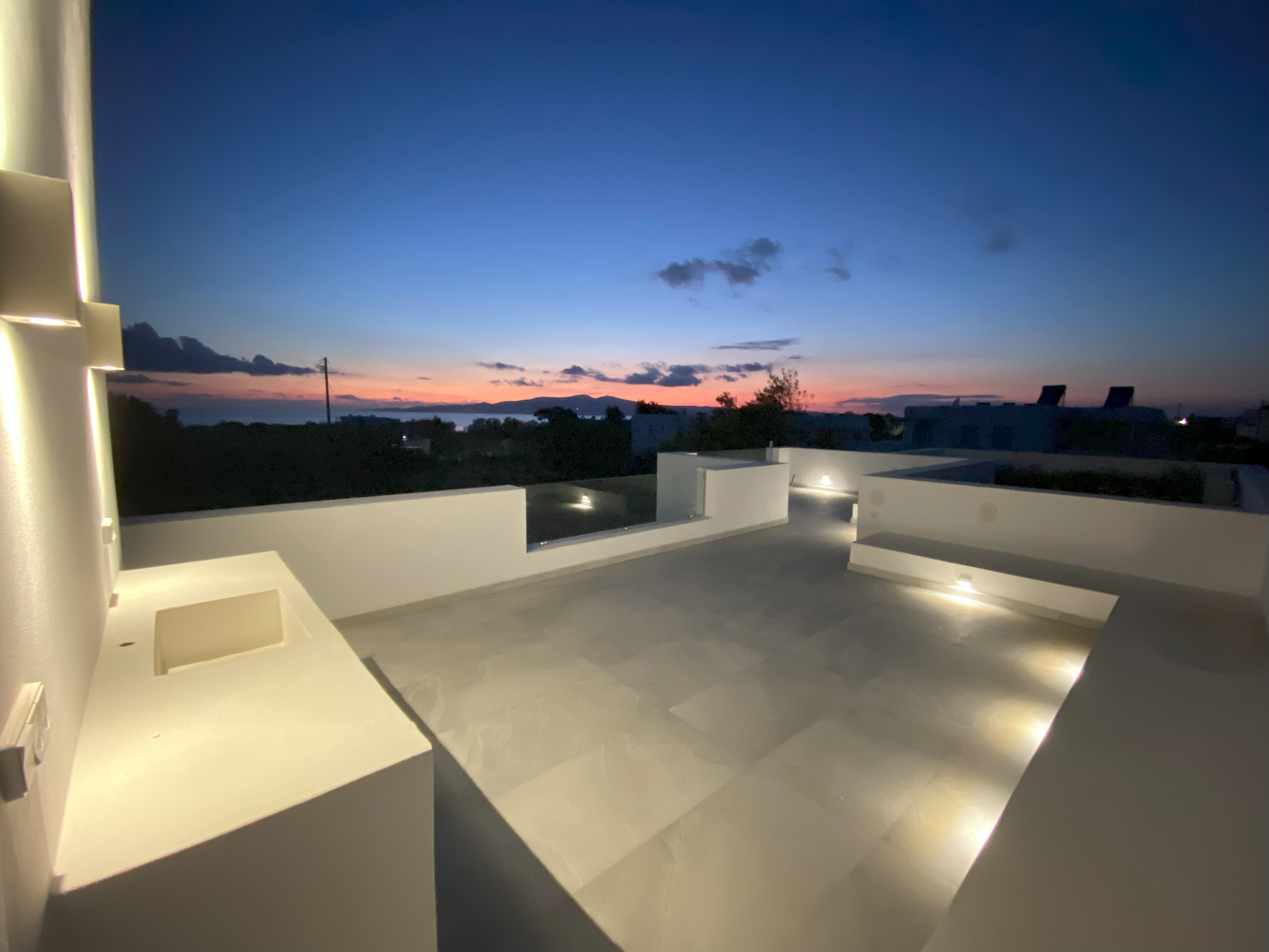 Sunset from rooftop