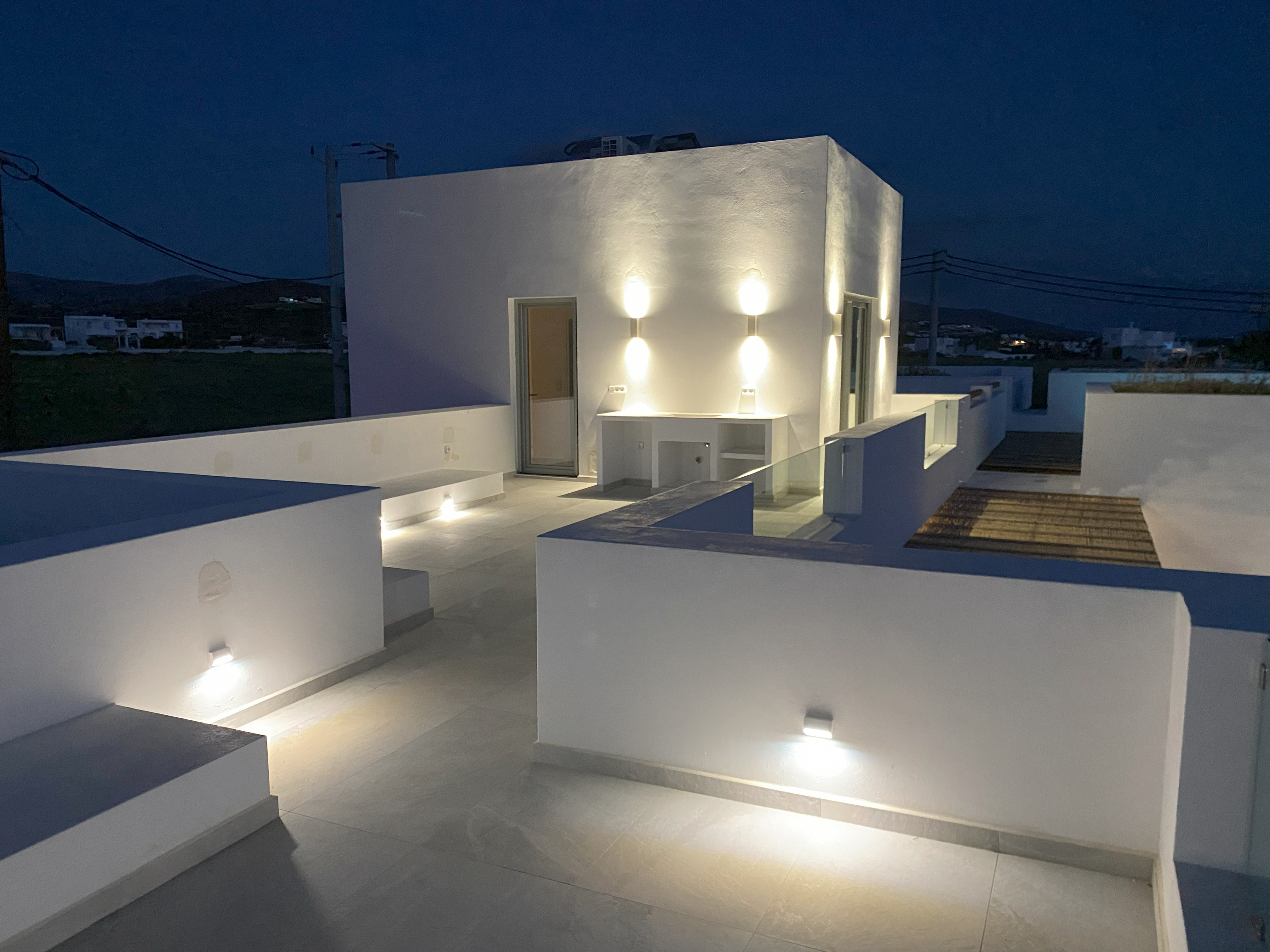 Villa at night